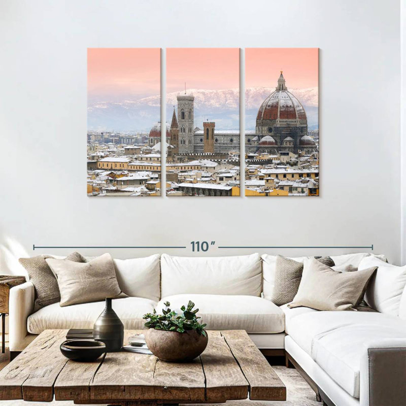 Rorry Florence In Winter, 48" H x 74" W