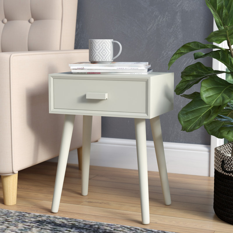 End Table, White