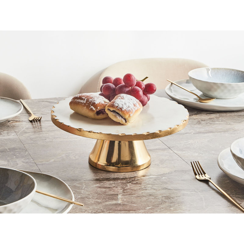 Abiagael Marble Cake Stand