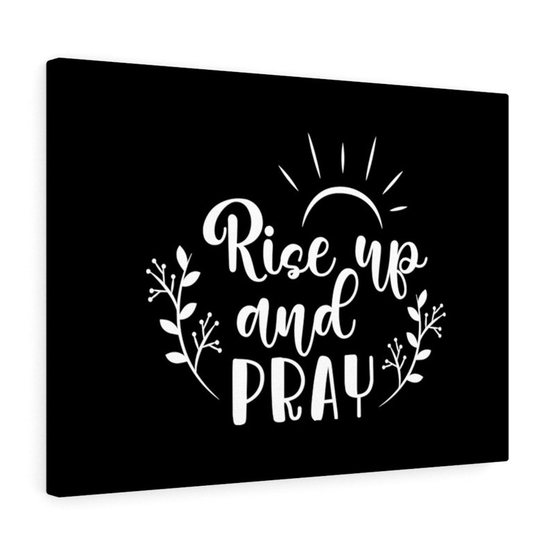 Rise Up And Pray Sun Rays - Wrapped Canvas Print, 46cm H x 61cm W