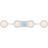 Aria 4-Light Indoor Polished Nickel Hanging Chandelier with Clear Glass Bowl Shade