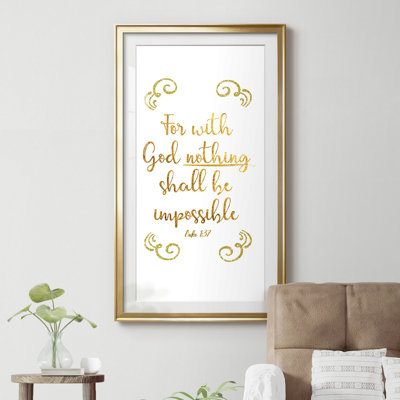 " Luke 1:37 "