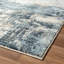 Tapis abstrait bleu / blanc-1433549078