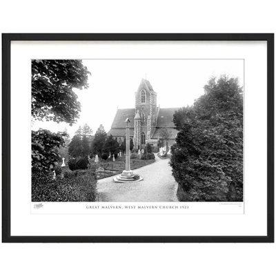 Great Malvern, West Malvern Church 1923 - Single Picture Frame Print