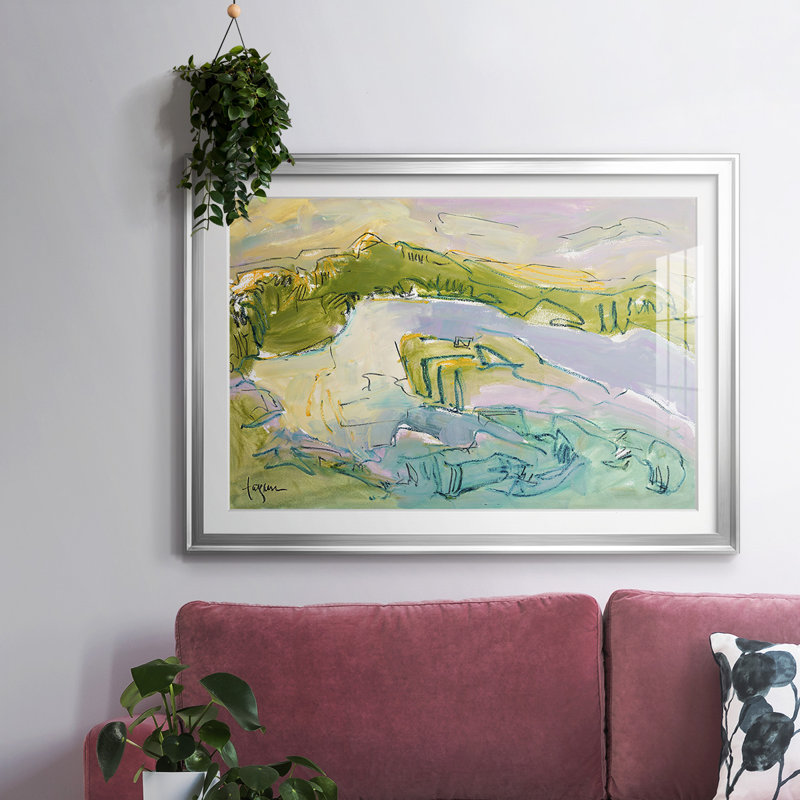 Île précieuse, Argent, H 27 po x l 39 po x P 1,5 po