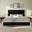 Bed Frame With Upholstered Headboard, Equipped With Charging Station And LED Lights For Enhanced Bedroom Comfort And Convenience-438505234-438505244