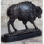 Sculpture de bison américain Buffalo Western