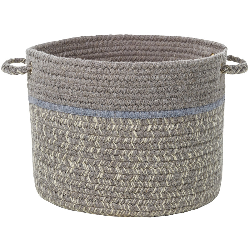 Panier en tissu, H 8 po x l 10 po x P 10 po, Brouillard argenté