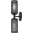Mesh Shade Wall Sconce - 5.125 Inch, 2 Lights, Stainless Steel - Sleek, Modern Design-1737819778