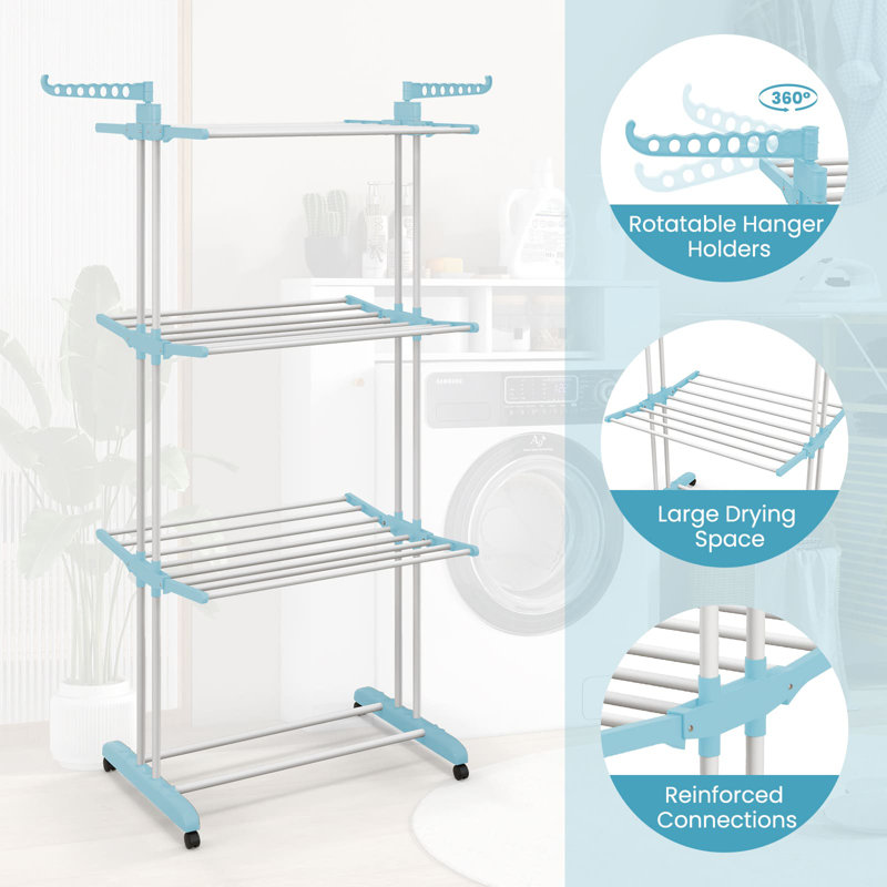 Foldable Freestanding Drying Rack