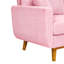 Causeuse en tissu avec accoudoirs et coussins décoratifs Corduroy-132006040