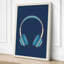 Headphones Modern - Wrapped Canvas-534156968-534156970