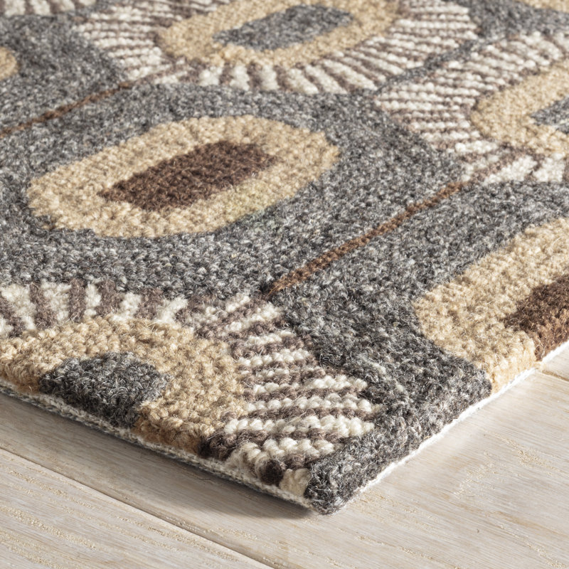Stowe Hand Micro Hooked Wool Rug, Runner 2'6" x 8'