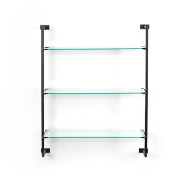 Bathroom Shelves Stainless Steel Bathroom Rack Wall-mounted Three