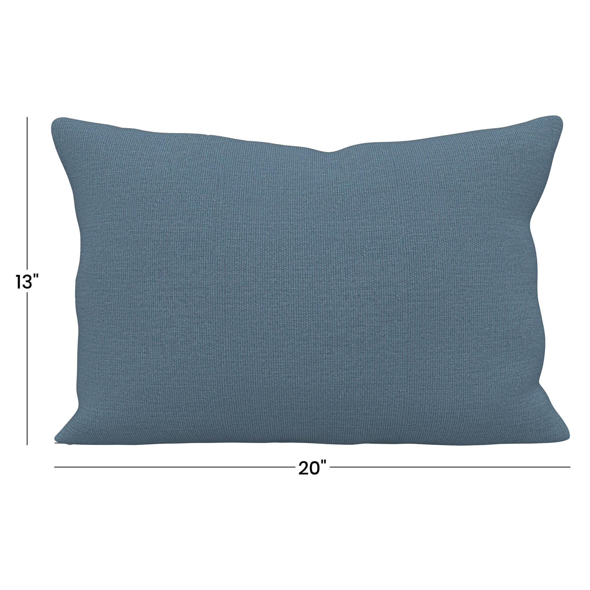 Amala Outdoor/Indoor Kidney Pillow, Spectrum Denim
