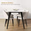 Dining Chairs Set of 4 Kitchen Chairs with Metal Legs-1732582351