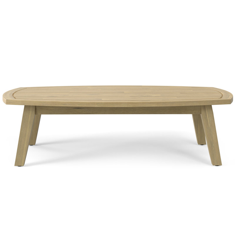 Table basse d'extérieur en acacia massif 45 po Parkside