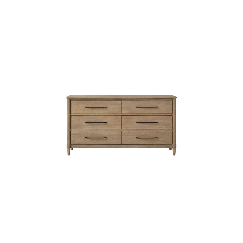 Commode à 6 tiroirs Casual finition sable
