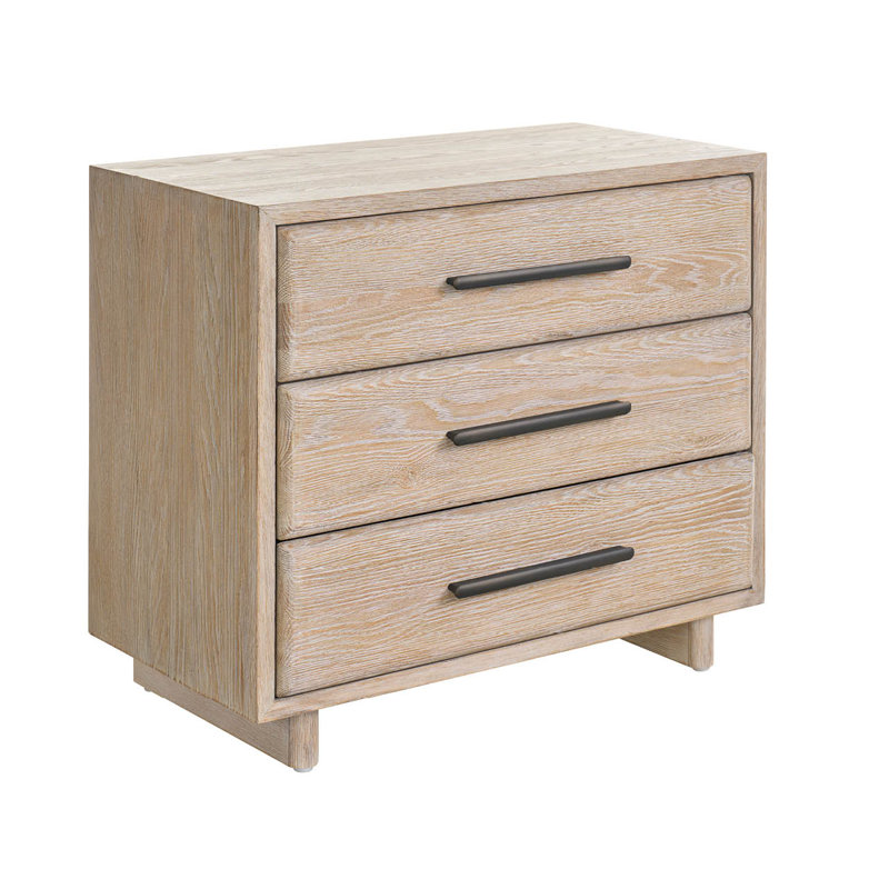 Table de chevet moderne l 34 po, Gris
