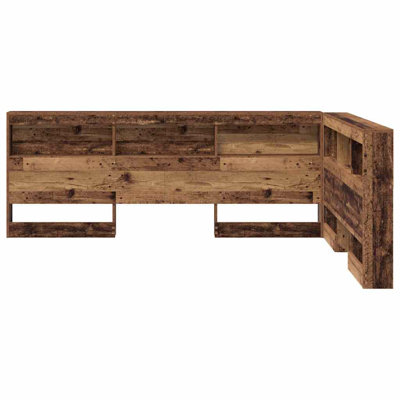  Storage Headboard With Shelf Engineered Wood