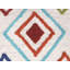 Bradlec Geometric White Square Floor Cushion