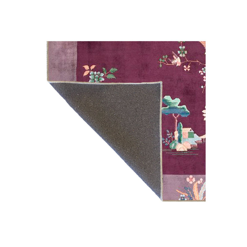 Tapis décoratif lavable à la machine, Sous-tapis carré 3 pi 3 po inclus