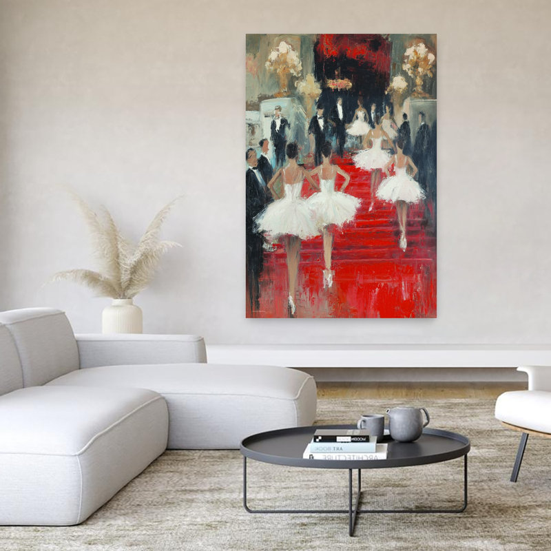 Grace and Glamour, art mural contemporain, H 60 po x l 40 po