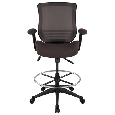 Kanisa Mesh Ergonomic Standing Desk Chair Drafting Chair Tall Office Chair 400lbs -  Inbox Zero, 949143CE1C2A43F58553A59B912A55C8