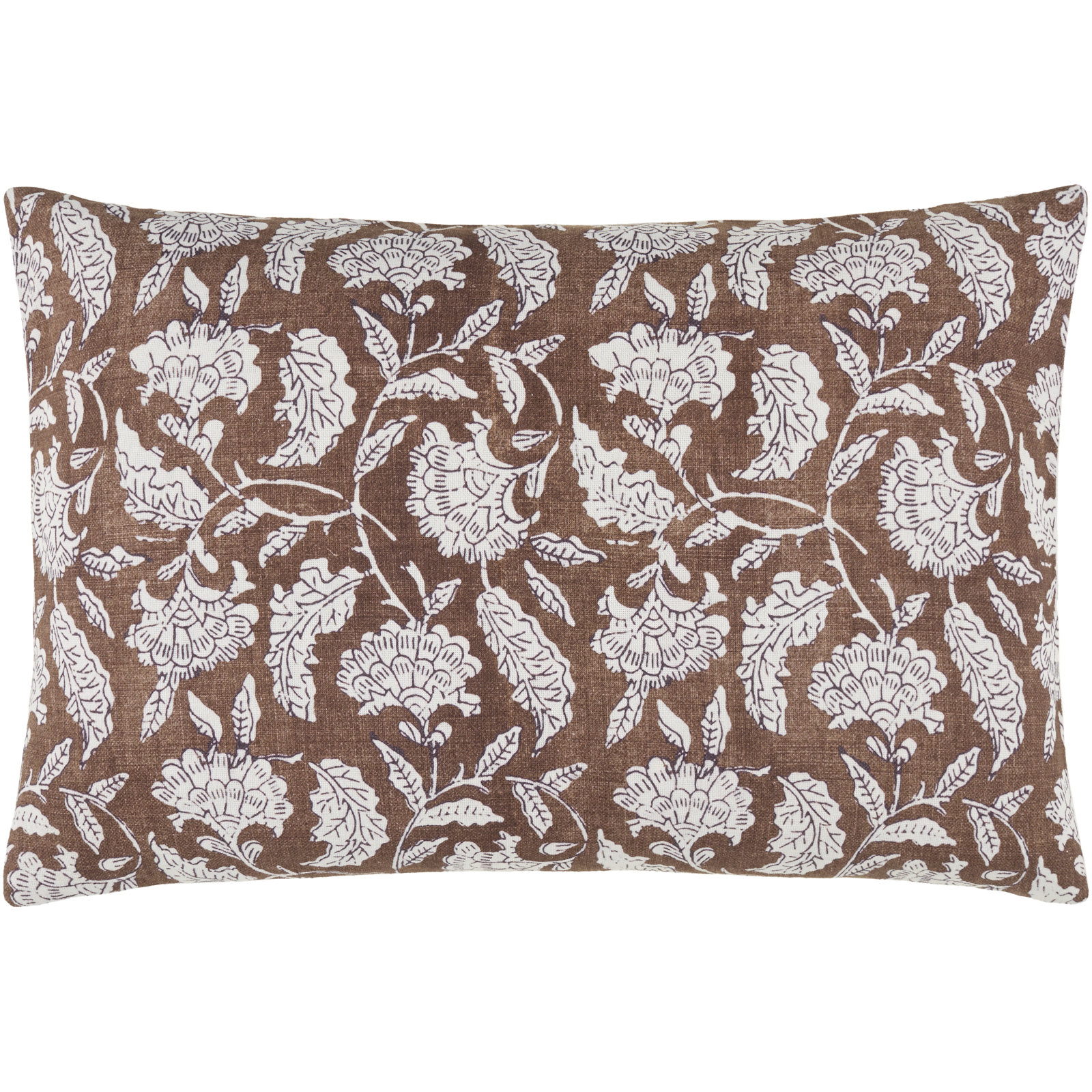 Caigan Accent Pillow, Pillow Cover Only - No Insert, Orange/White