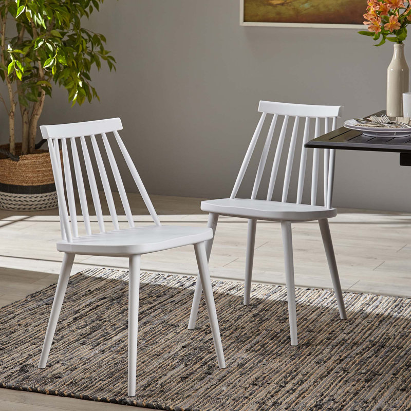 Chaises de salle à manger Farmhouse, Blanc