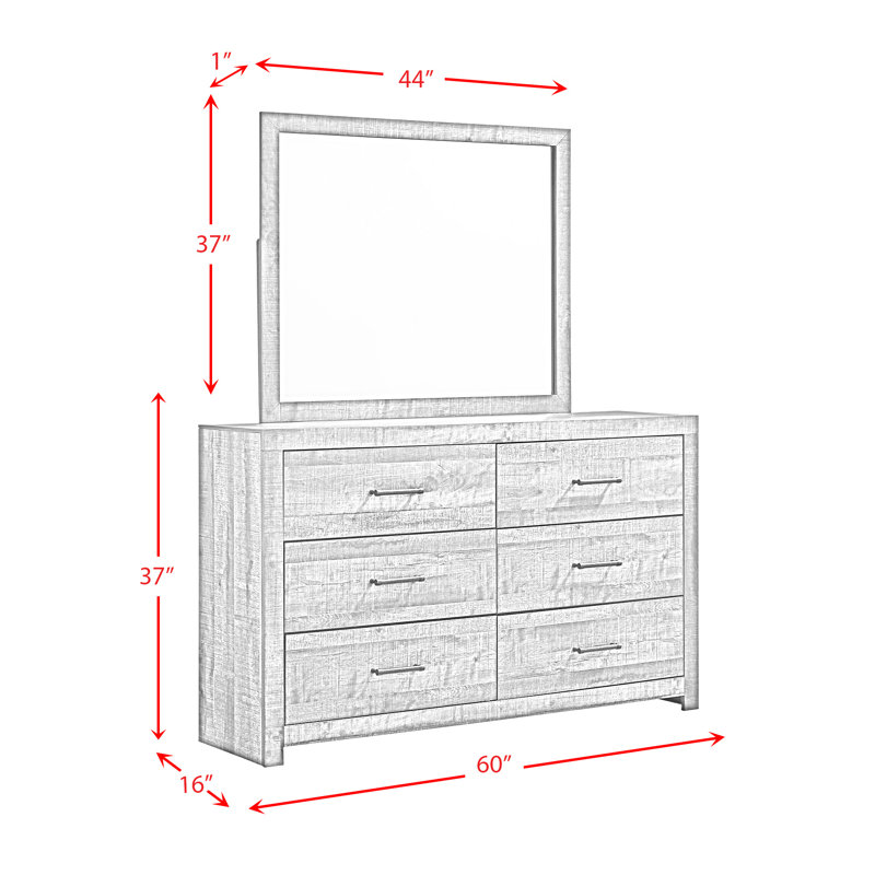 Montijo Bookcase Panel Bedroom Set With Bluetooth, Twin, 6 Pcs: Bed, Dresser, Mirror, Chest, 2 Nightstands