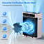 Purificateur d'air intelligent et silencieux HEPA avec affichage de la qualité de l'air en temps réel, filtration 3-en-1 pour les allergies et les animaux de compagnie, et diffuseur d'aromathérapie pour la maison-119770601