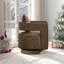 Fauteuil demi-tonneau moderne pivotant avec dossier ouvert-1256792939
