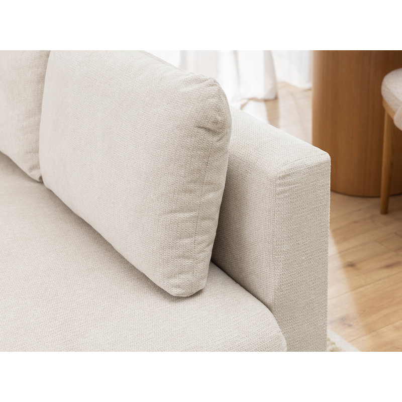 6 Seater Corner Sofa, Right Hand Facing, Cream