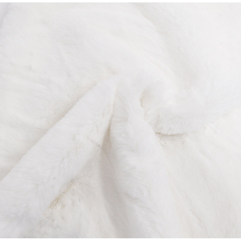 Housse de coussin lourd en fausse fourrure, H 20 pi x l 20 pi, Erget