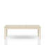 Table blanchie avec motif de feuille élégant-431716890