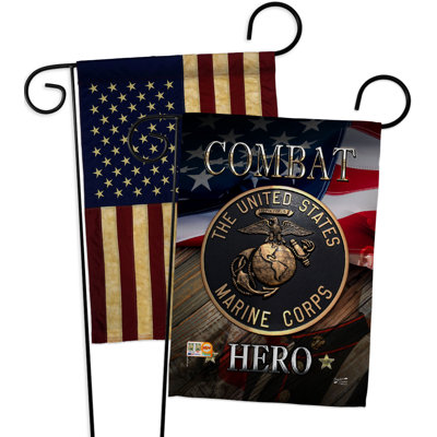 Double Sided 18.5'' H x 13'' W Polyester Garden Flag