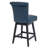 George Oliver Counter Stools,26" 360 Free Swivel Bar Stools,Modern Counter Height Bar Stools With Upholstered And High-Back,Wooden Barstool For Kitchen Island And Counter Height,Set Of 1,PU Leather-756766125
