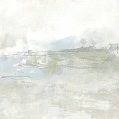 Neutral Abstract Valley I by June Erica Vess - Wrapped Canvas Print