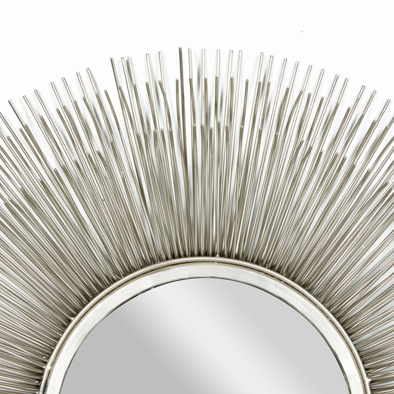 Metal Starburst Room Wall Mirror