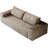 71" Boneless Couch Loveseat Sofa, Comfy Deep Seat Cloud Couch, No Assembly Required Floor Sofa for Living Room, Apartment, Small Spaces, Corduroy-1349647861-1349647862