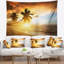 Tapisserie coucher de soleil seascape caraïbes mer-28501849