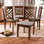 Chaise rembourrée en bois Fraserburgh