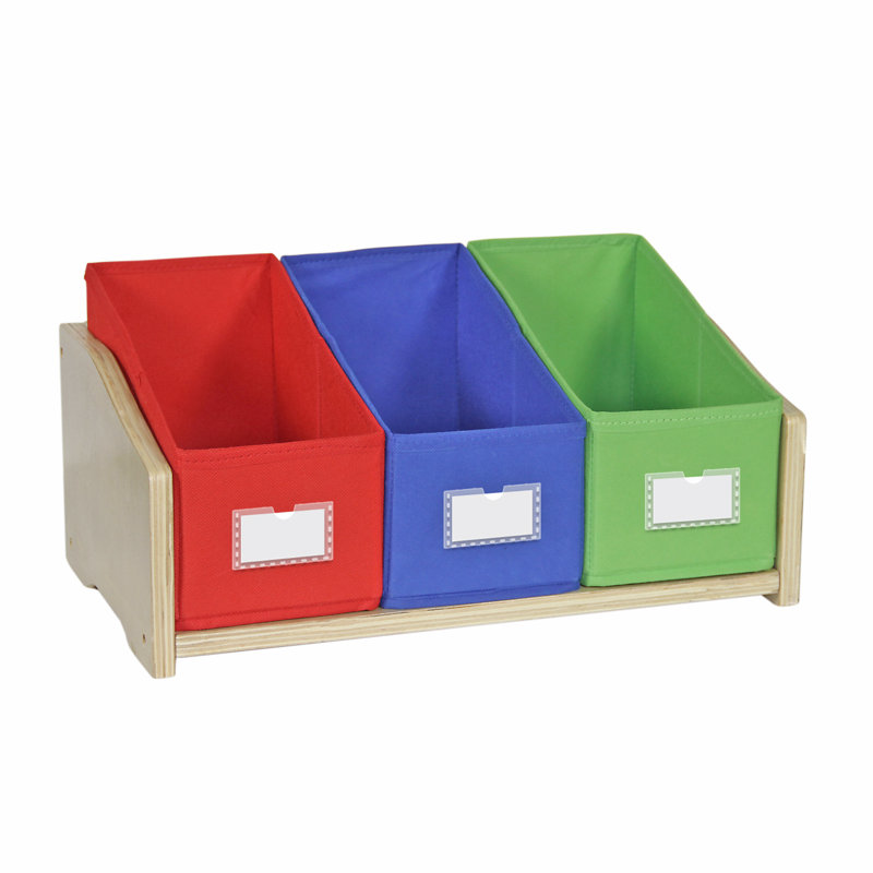 Tabletop Book and Bin Holder