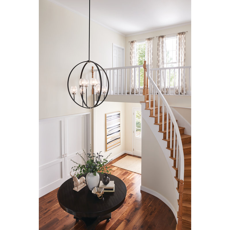 8 - Light Globe Chandelier
