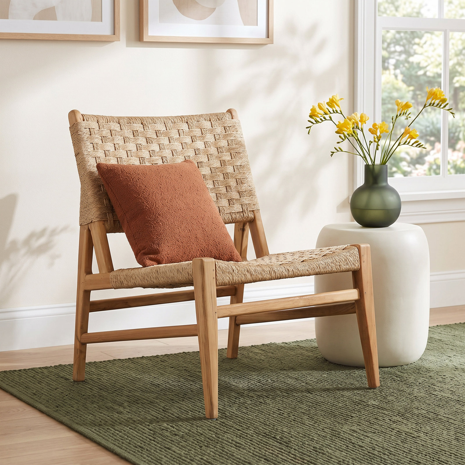 Brae Teak Accent Chair