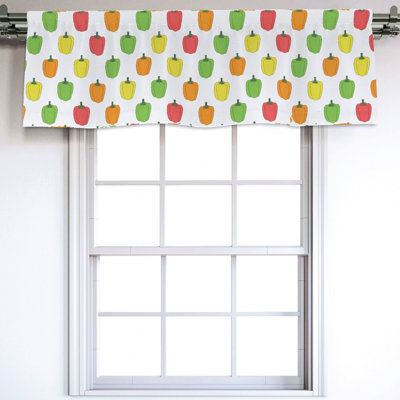 Sateen Ruffled Window Valance