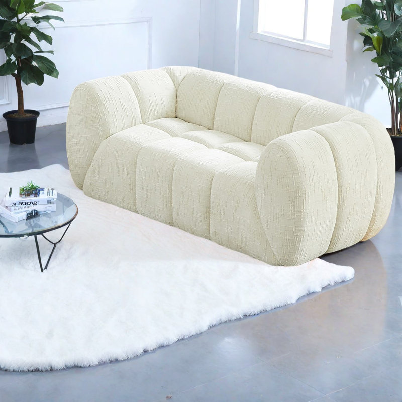 Canapés confortables en mousse de chenille, design moderne, essentiel pour le salon