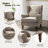Anayat Traditional 29'' Wide Wing Back Armchair with Solid Wood Legs-69405286