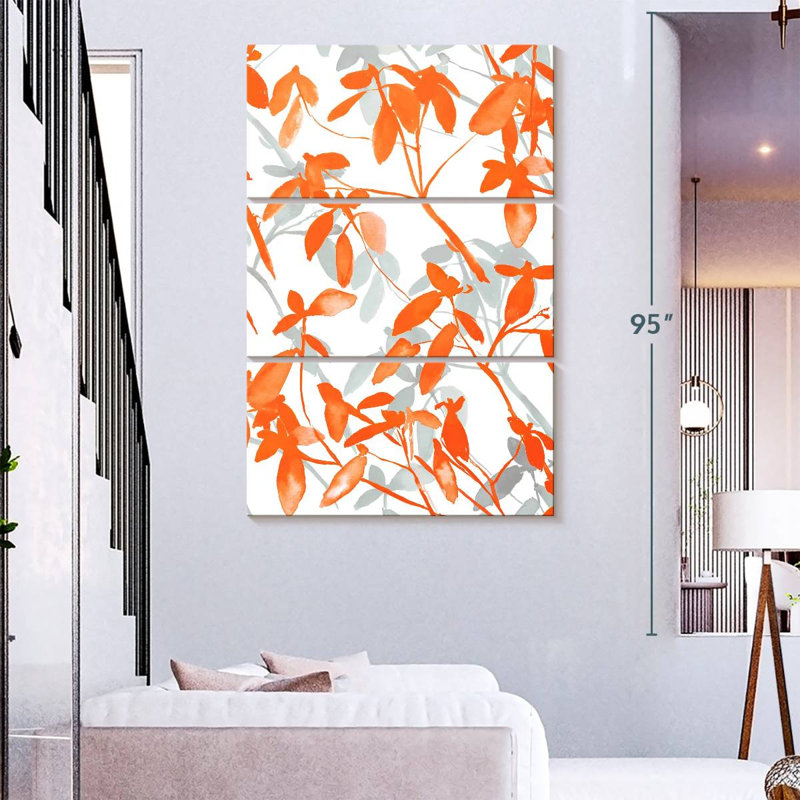 Harnek Premonition Orange, 74" H x 48" W